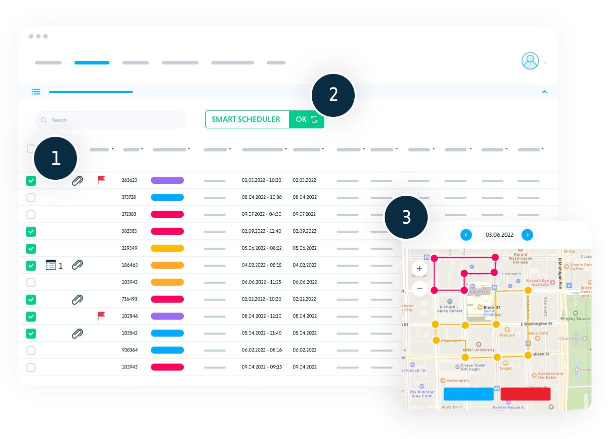 Optimize service routes.