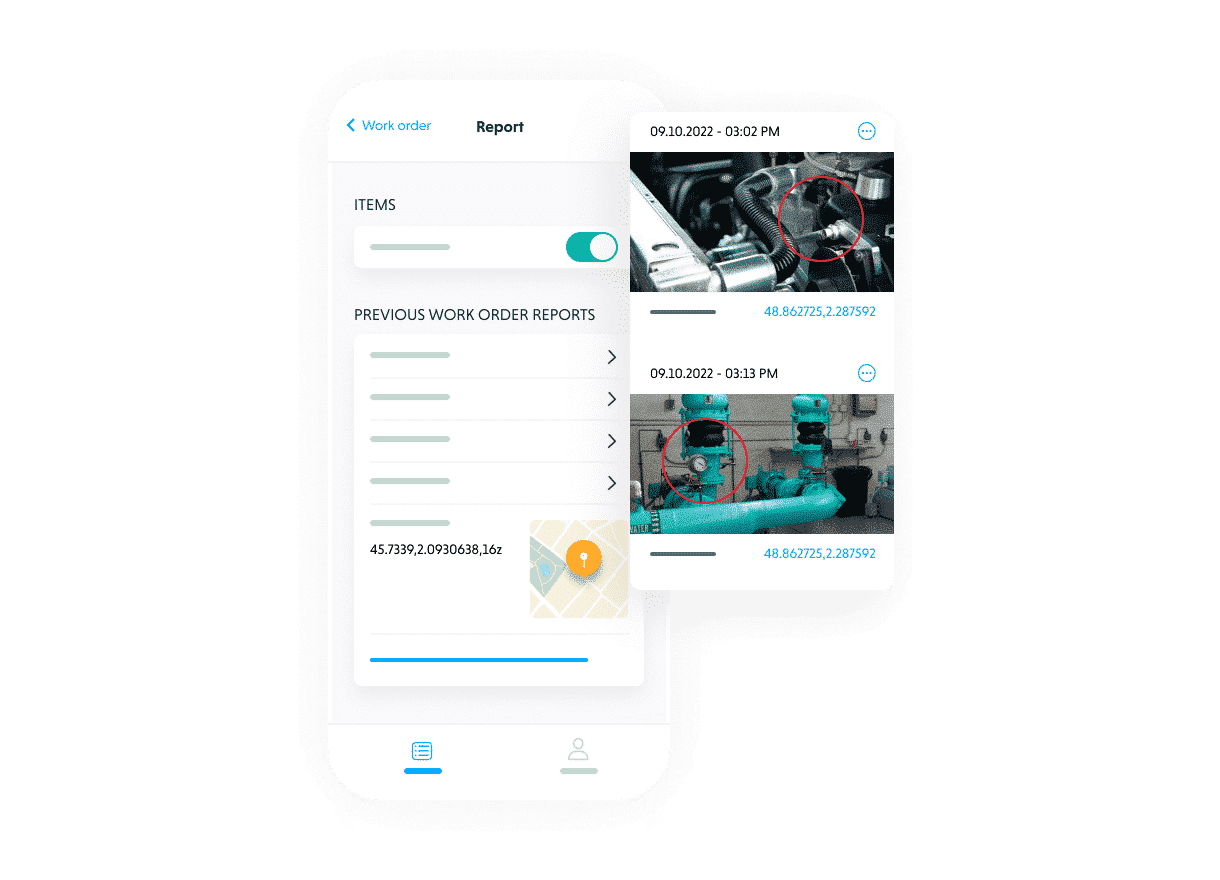 Praxedo FSM solution - Mobile app - Job specs.