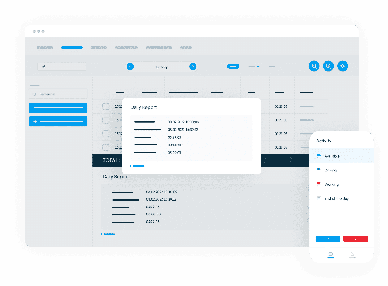 Monitor work progress.