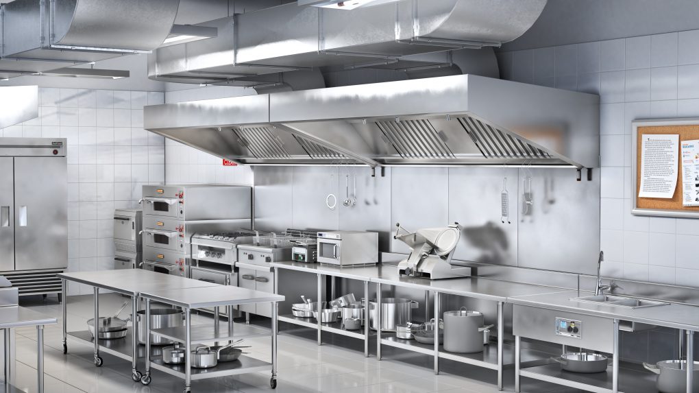 Industrial kitchen.