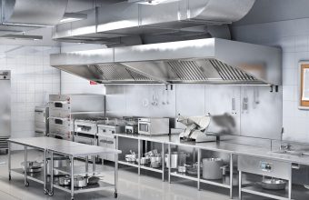 Industrial kitchen.